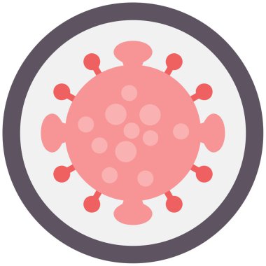 Virüs. Web simgesi basit illüstrasyon