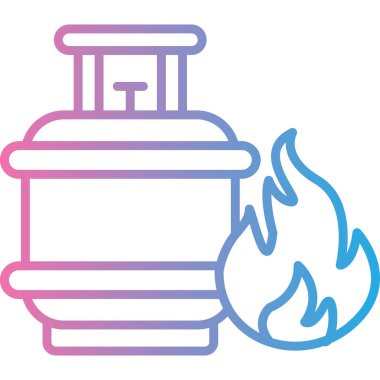 Yangın söndürücünün vektör çizimi