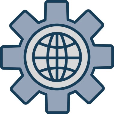 genel internet vektör simgesi