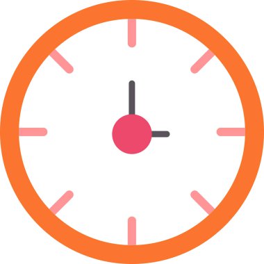 saat vektör simgesi modern basit vektör illüstrasyonu