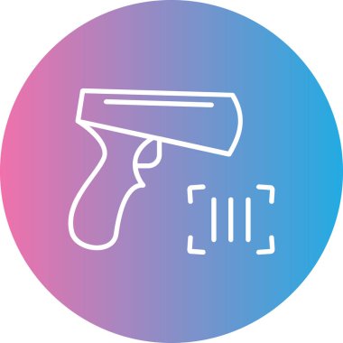 silah simgesi vektör illüstrasyonu