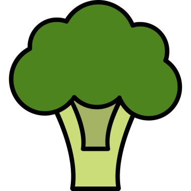 sebze brokoli yemek ikonu