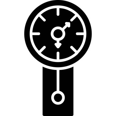 Kronometre Web simgesi vektör illüstrasyonu