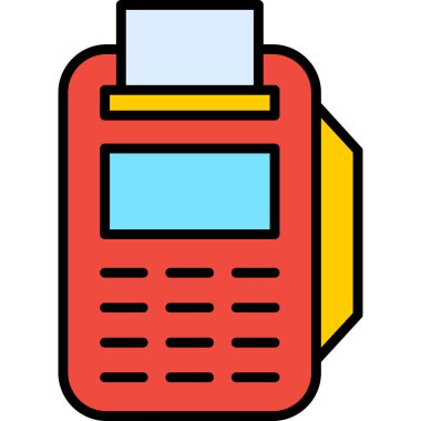 Akıllı telefon. Web simgesi basit illüstrasyon