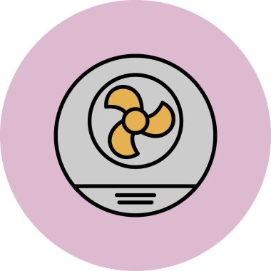 fan simgesi vektör illüstrasyonu