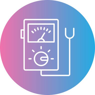 Pil simgesinin vektör illüstrasyonu