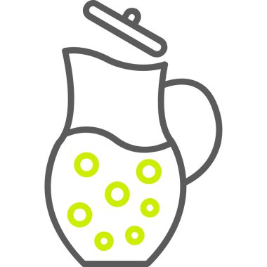 Çay. Web simgesi basit illüstrasyon