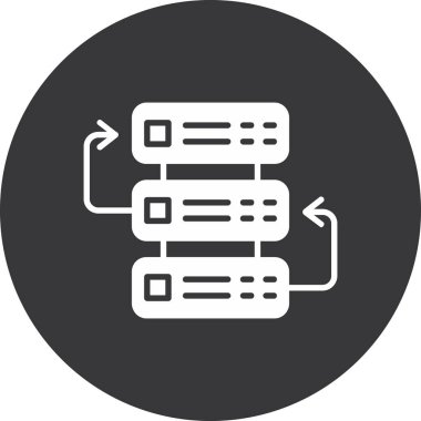 sunucu vektör simgesi