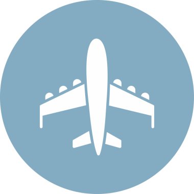Uçak. Web simgesi basit illüstrasyon