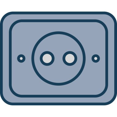 kamera simgesi vektör illüstrasyonu