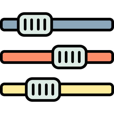 barkod vektör resimleme simgesi