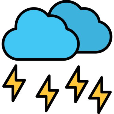 Bulut. Web simgesi basit illüstrasyon