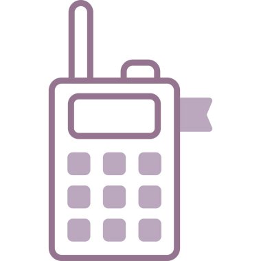 Telefon simgesi vektör illüstrasyonu