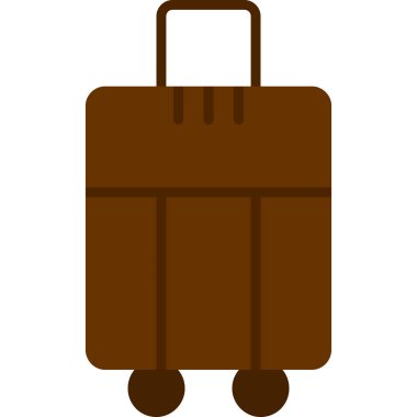 bavul seyahat izole simgesi