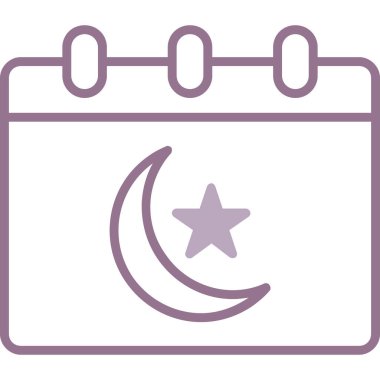 Bir yıldız simgesinin vektör illüstrasyonu