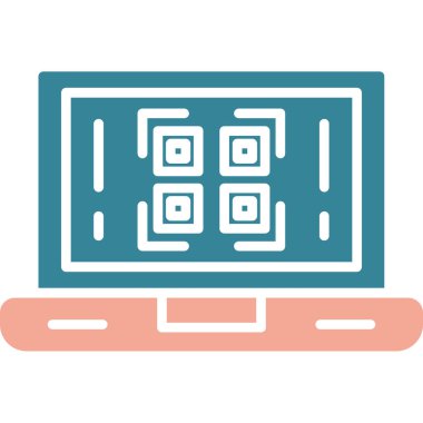 bilgisayar klavye vektör simgesi