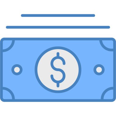 Nakit Dolar nakit ikonu - taslak biçimi