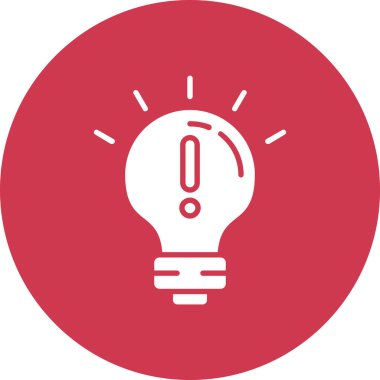 ampul simgesi vektör illüstrasyonu