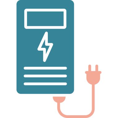 Elektrik gücü. Web simgesi