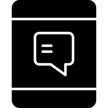 ileti simgesi, vektör illüstrasyonu