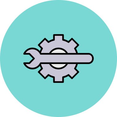 Projeniz için vektör ayarı simgesi