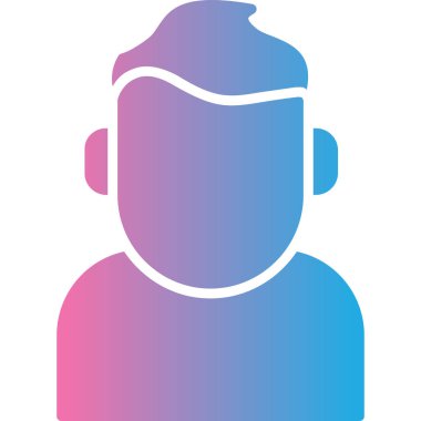 vector illustration of a man with a headset