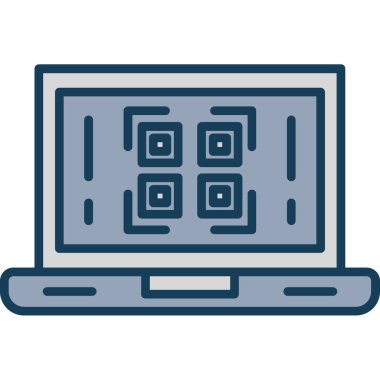 bilgisayar simgesi vektör illüstrasyonu