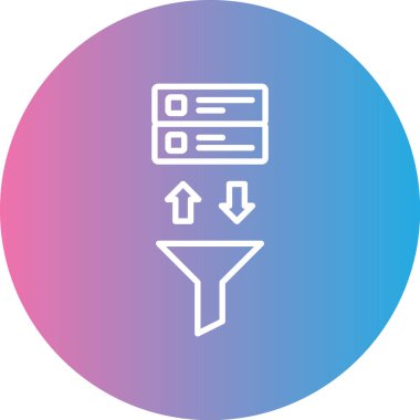 Ok. Web simgesi basit illüstrasyon