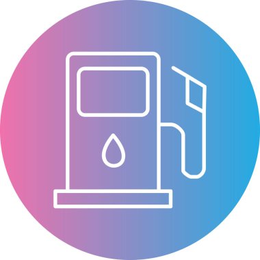 gaz simge vektör çizim