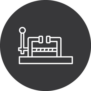 Modern oto tamir simgesinin vektör illüstrasyonu