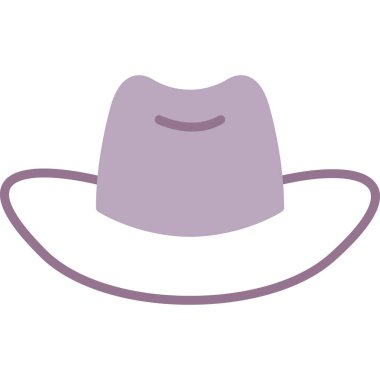 şapka düz vektör simgesi