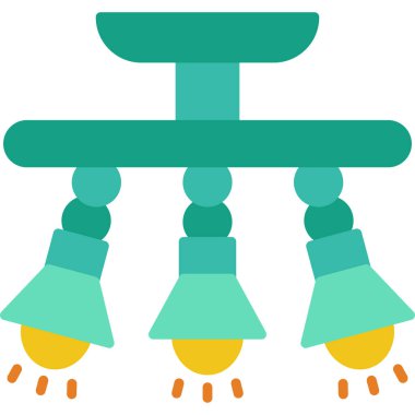 Avize ağ simgesi, basit illüstrasyon