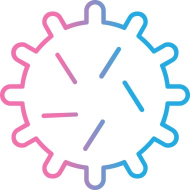 Virüs. Web simgesi basit illüstrasyon