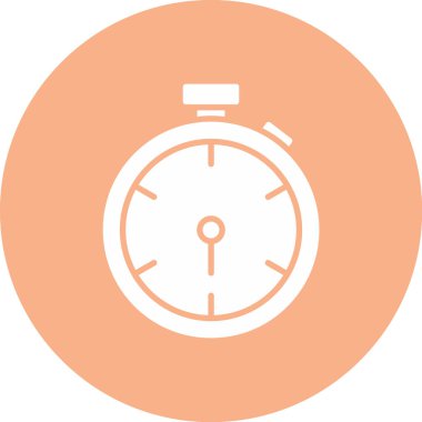 Saat simgesinin vektör illüstrasyonu