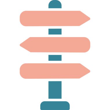 Trafik levhası. Basit illüstrasyon