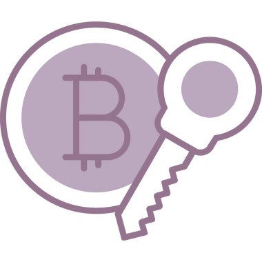 anahtar vektör simgesi, modern biçim