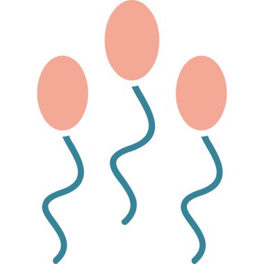 bebek balonları, illüstrasyon, vektör, beyaz arkaplan üzerinde.