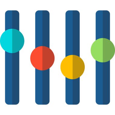 düz dizayn: daire simgesi vektörü simgesi