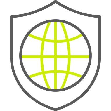 genel ağ simgesi çizimi