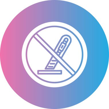 Sigara içilmiyor. Vektör illüstrasyonu