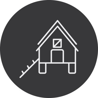 ev simgesi vektör illüstrasyonu