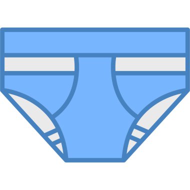 pantolon simgesi vektör illüstrasyonu