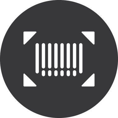 Tek bir izole simgenin vektör illüstrasyonu