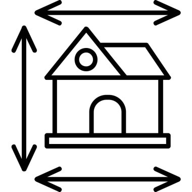 ev simgesi, vektör illüstrasyonu