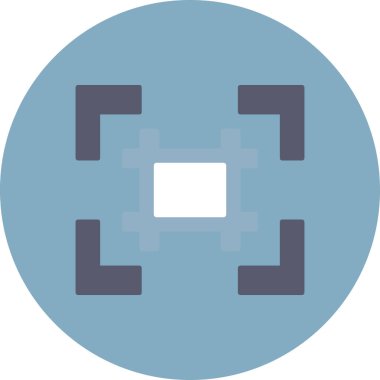 Kamera. Web simgesi basit illüstrasyon