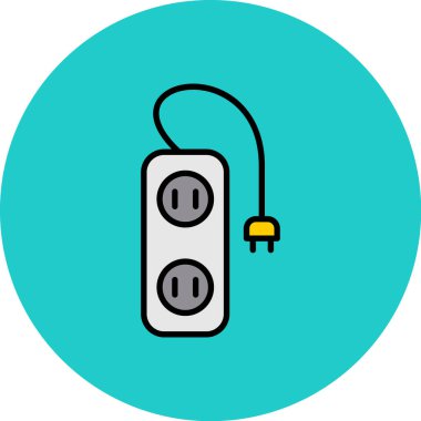 Dolgu simgesi vektör illüstrasyonu