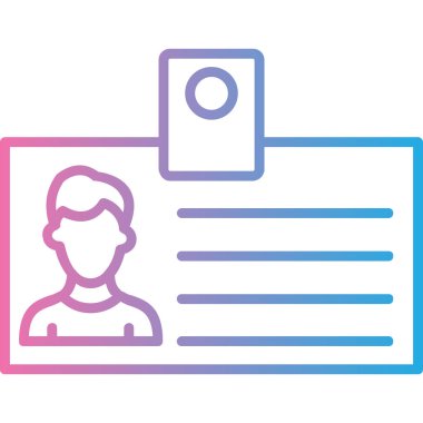 Bir belge simgesinin vektör illüstrasyonu