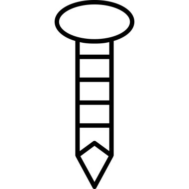 Kalem. Web simgesi basit illüstrasyon