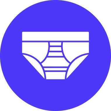 İç çamaşırı. Web simgesi basit illüstrasyon