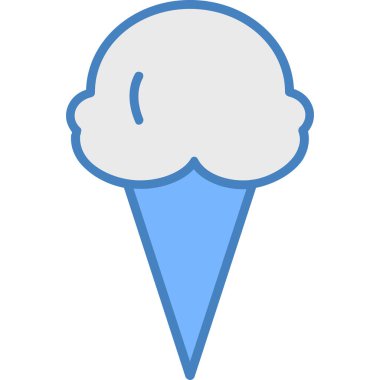 Dondurma simgesi - taslak biçiminde